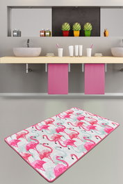 Mijölnir Vogel Djt Alfombrilla de Baño Multicolor 80 x 120 cm